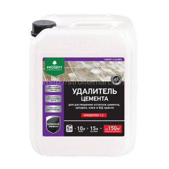 Prosept CEMENT CLEANER (Просепт) удалитель цемента (1:2) 5л