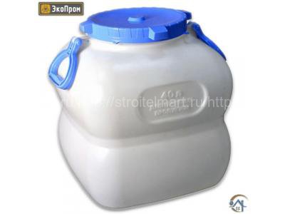 Пластиковая фляга для воды Гранде 40 л с ручками