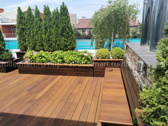 GNatur Terrassenöl Масло для террасс, настилов и бань 0,75л (Арт. 270) 