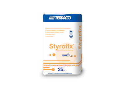 Клей для утеплителя Terraco Styrofix, 25 кг.