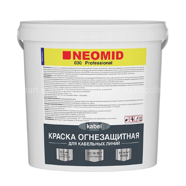 NEOMID Огнезащитная краска для кабельных линий 25кг