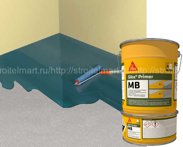 Sika Primer MB / Сика праймер МБ двухкомпонентная эпоксидная грунтовка для бетонного пола 10кг 