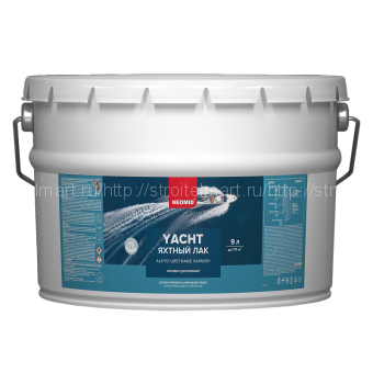 NEOMID YACHT Лак яхтный алкидно-уретановый полуматовый 9л