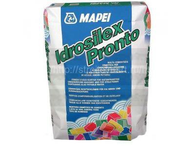 Mapei Idrosilex Pronto, обмазочная гидроизоляция (серая), 25 кг.